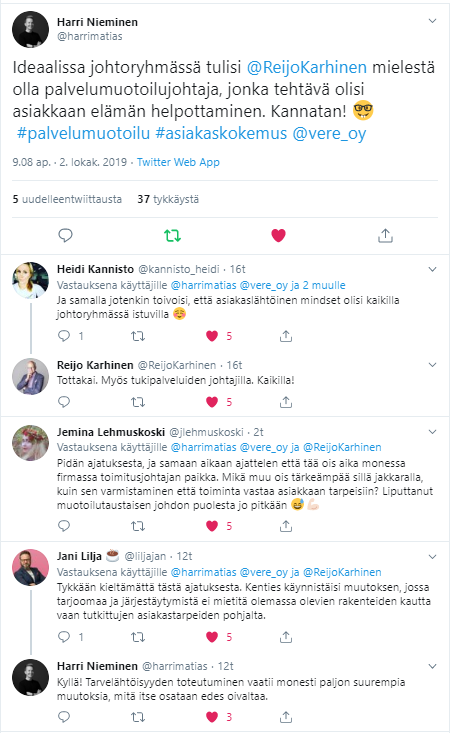 Vere Oy: webinaarista sanottua